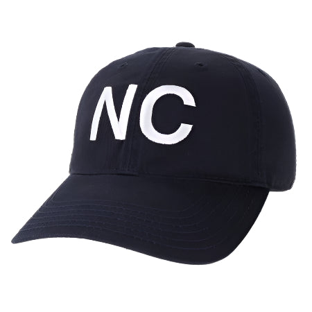 North Carolina Hat in Navy with White NC