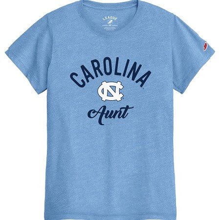 UNC Aunt Women's Top in Carolina Blue by League