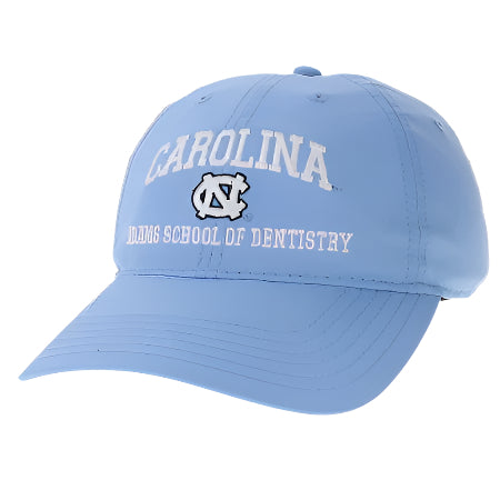 UNC School of Dentistry Hat in Carolina Blue Dry Fit Adjustable