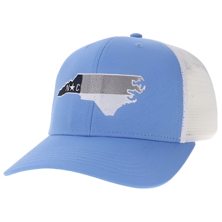 North Carolina Blue State Flag Trucker Hat-MPS