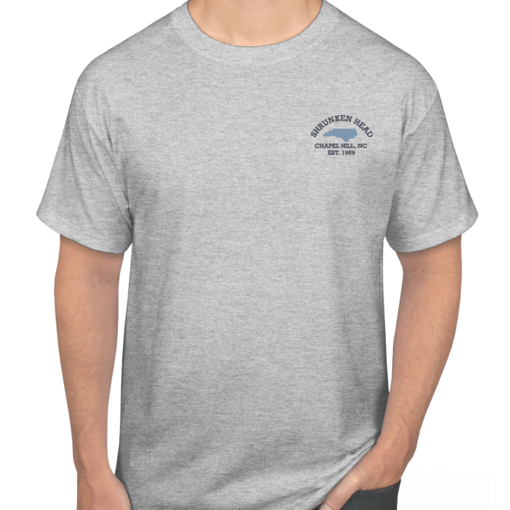 Shrunken Head Logo Embroidered T-Shirt