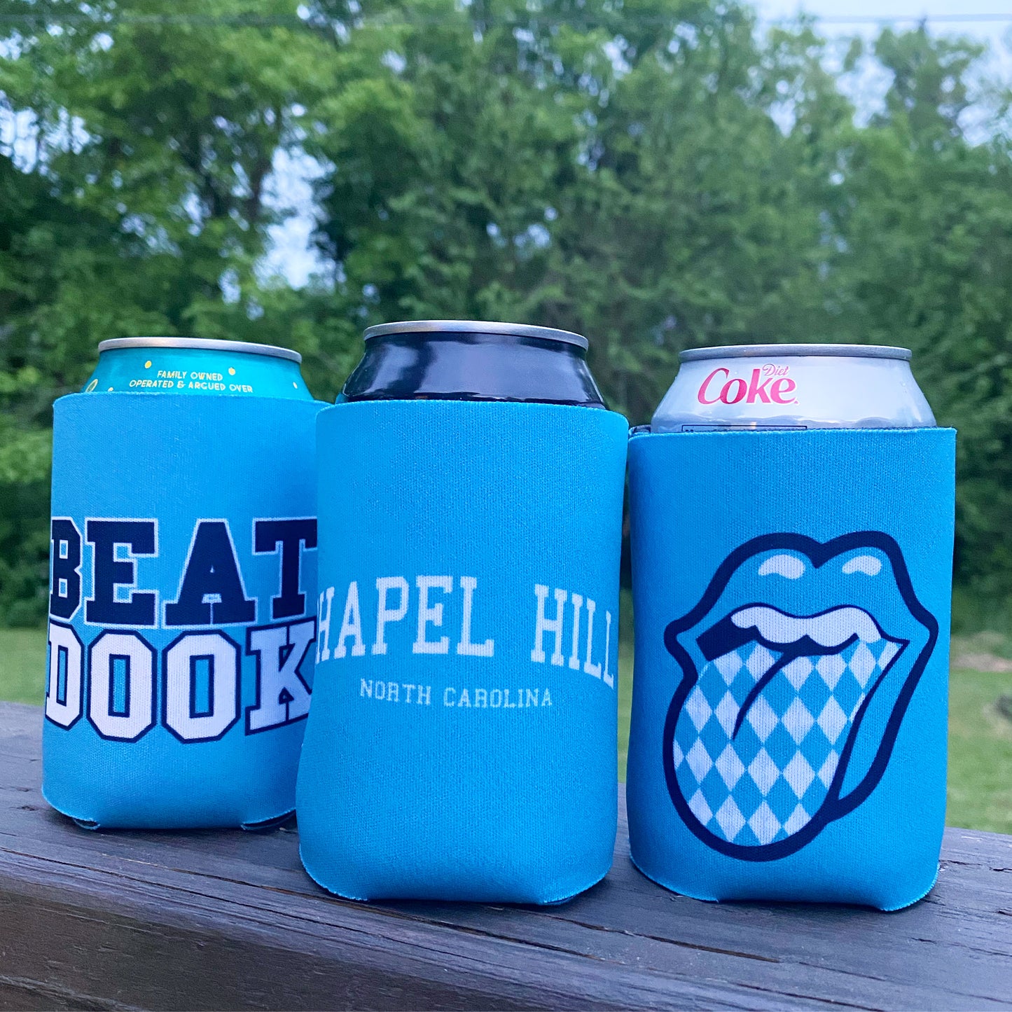 Chapel Hill North Carolina Koozie for 12 oz Standard Cans by SHB