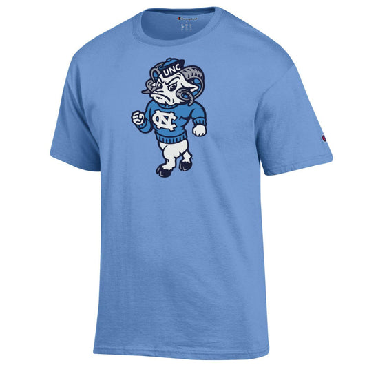 The Mascot Tee - Carolina Blue Rameses Champion Tee