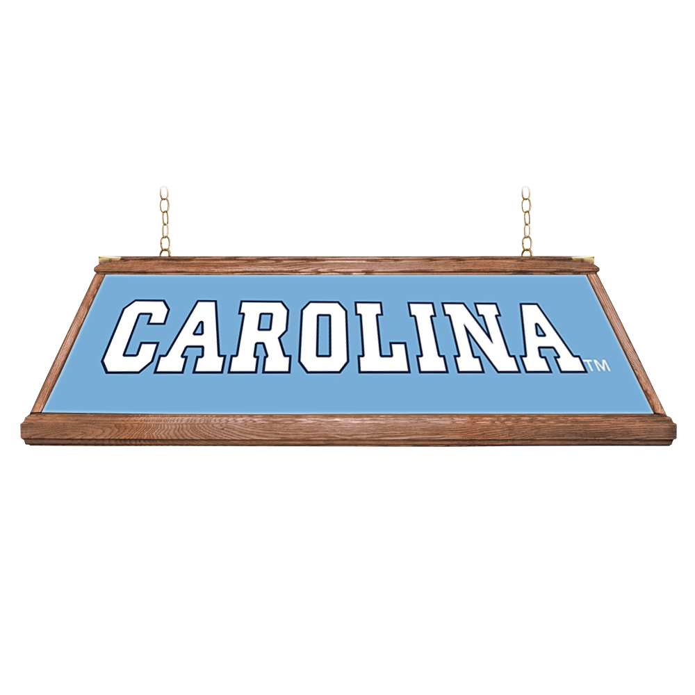 North Carolina Tar Heels: Premium Wood Pool Table Light Carolina Blue