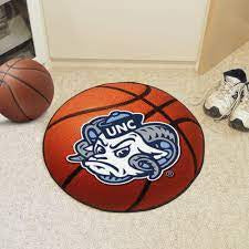 North Carolina Tar Heels Basketball Mat with Ram Logo by Fanmats
