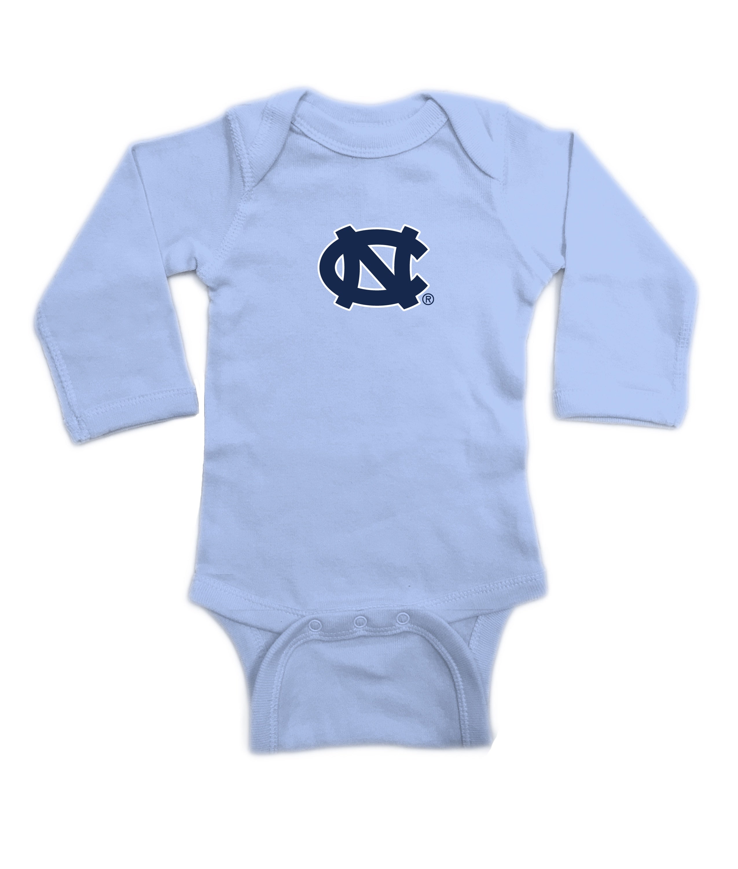 UNC Tar Heels Long Sleeve Baby Onesie - Main Image