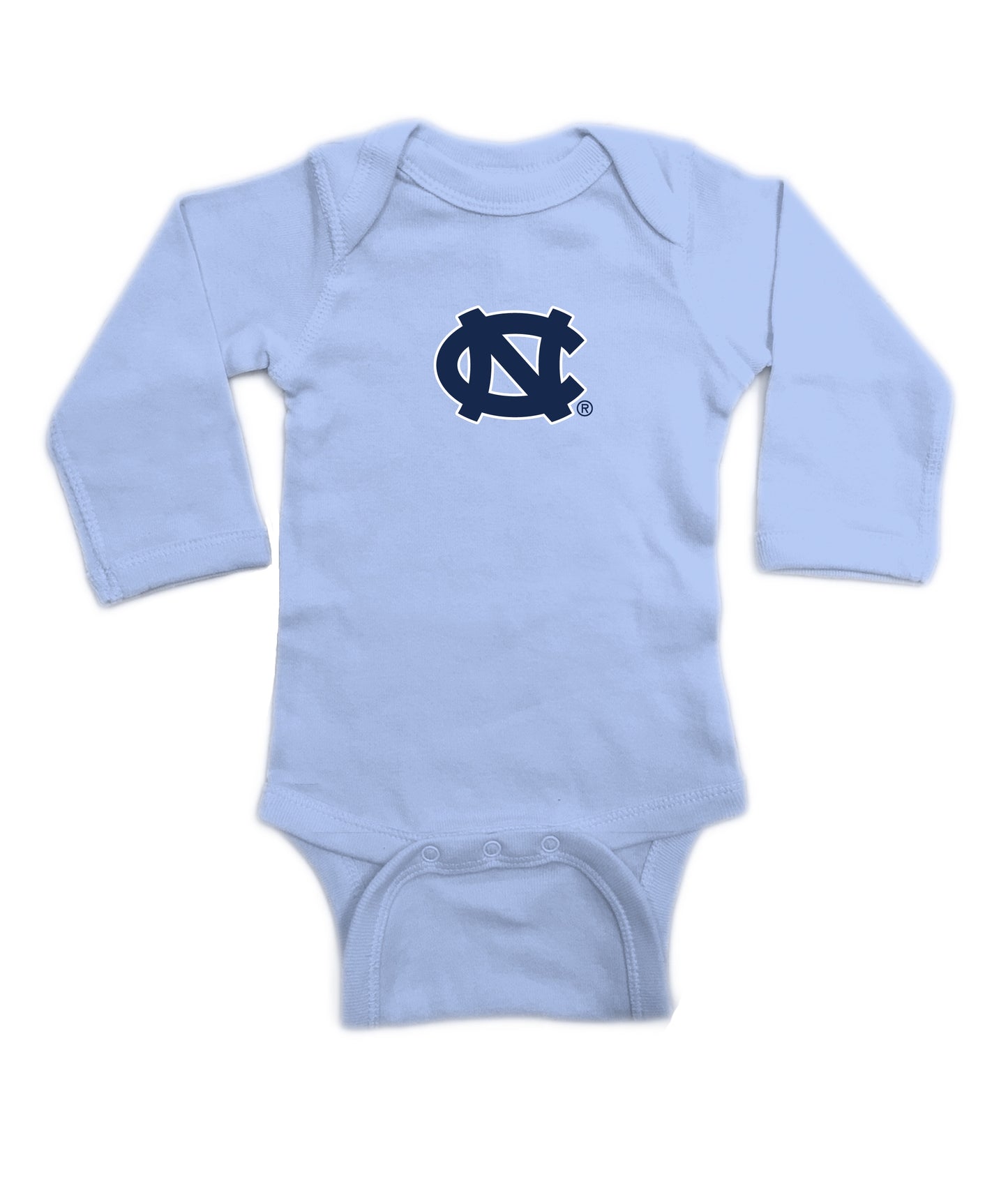 UNC Tar Heels Long Sleeve Baby Onesie