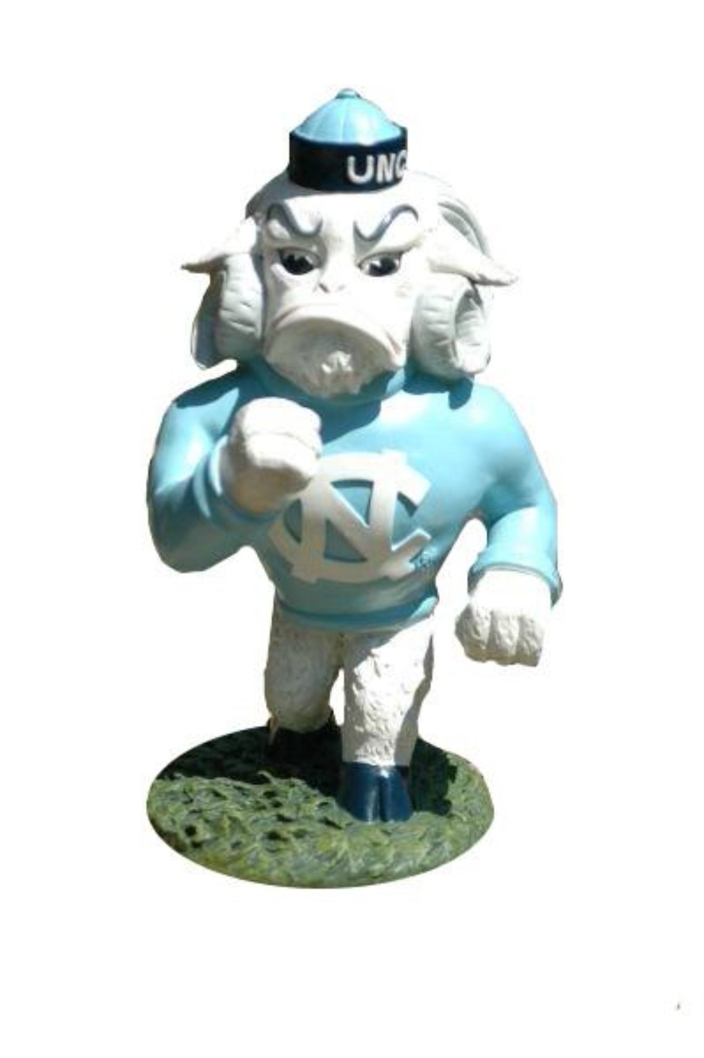 North Carolina Tar Heels Oxbay Painted Rameses Garden Statue