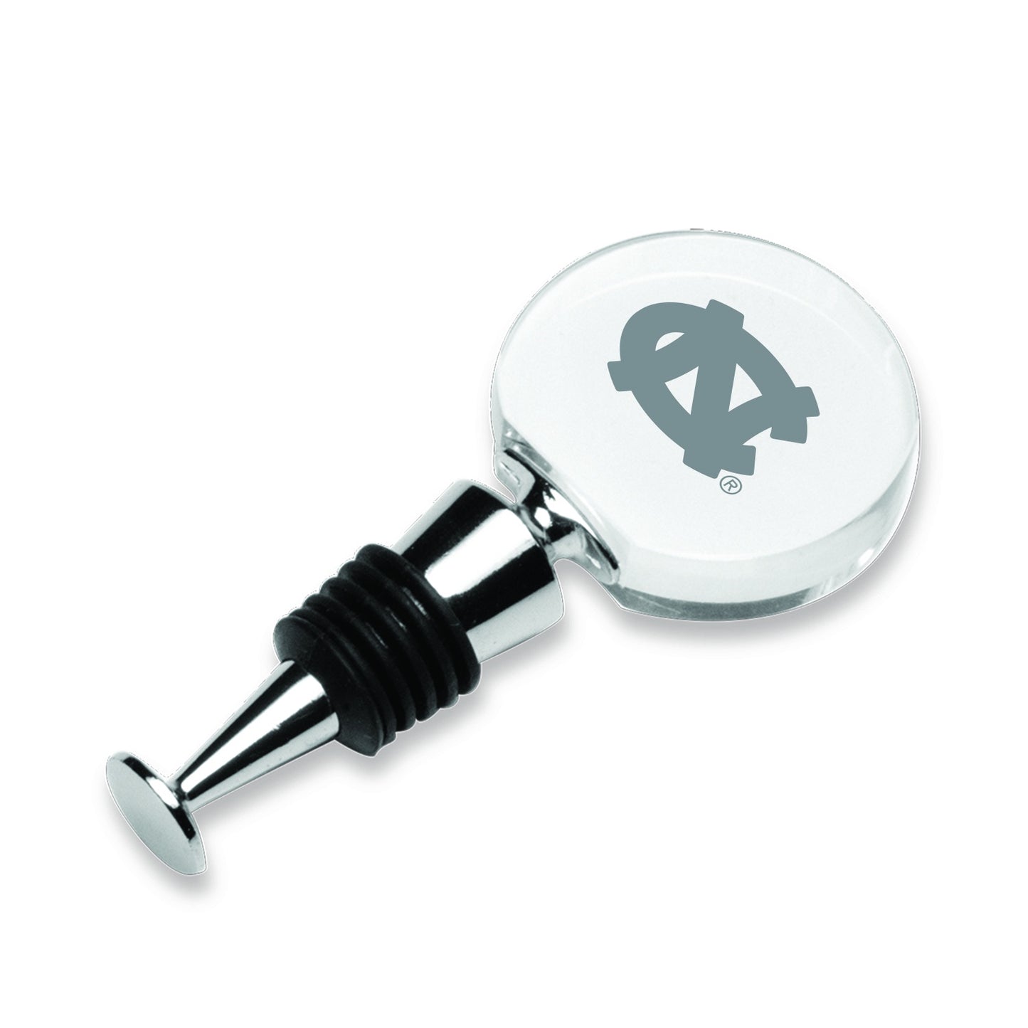 UNC Tar Heels Wine Stopper with Hand Etched Logo