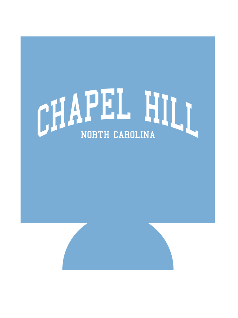 Chapel Hill North Carolina Koozie for 12 oz Standard Cans by SHB