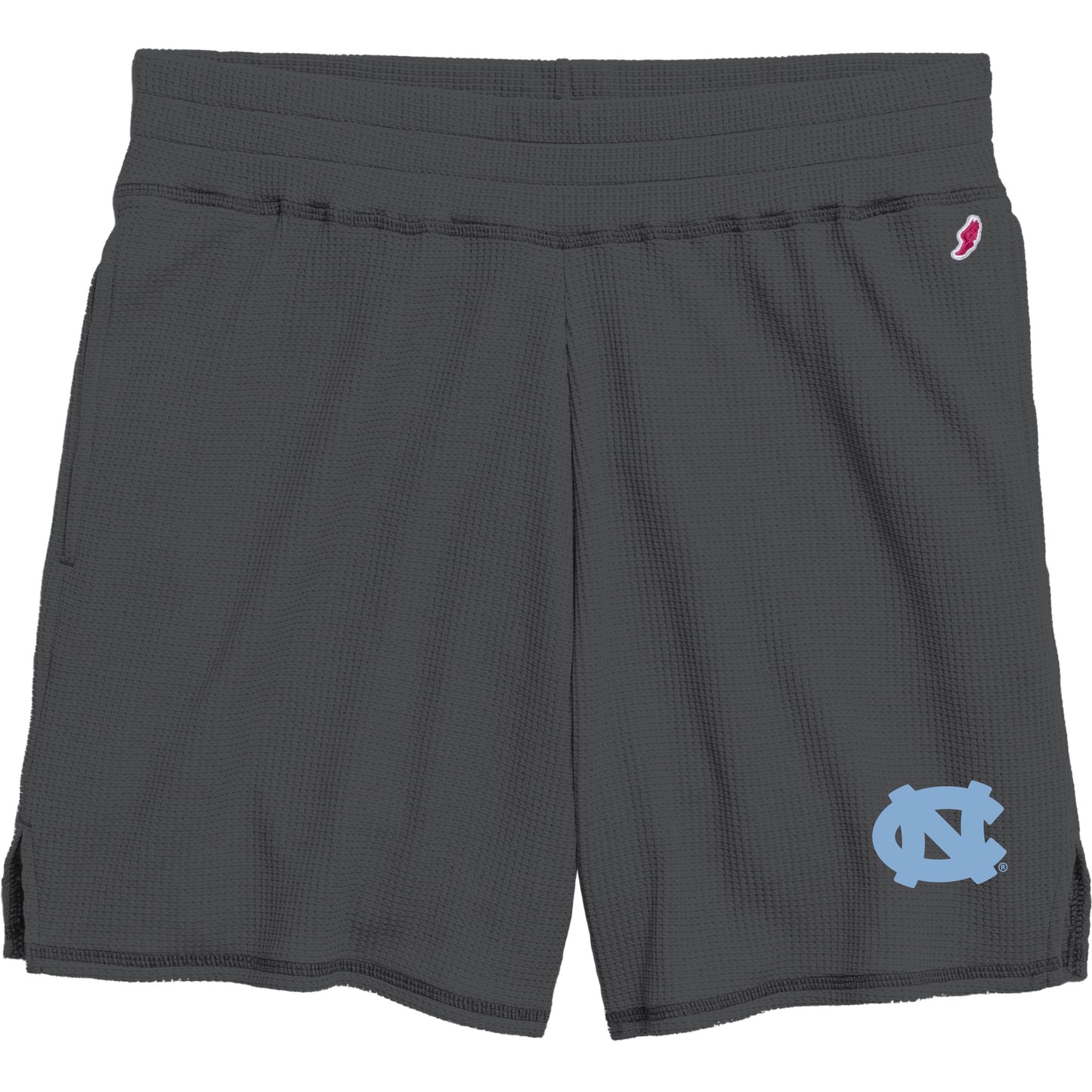 Carolina Tar Heels Women's Shorts in Grey Waffle Material