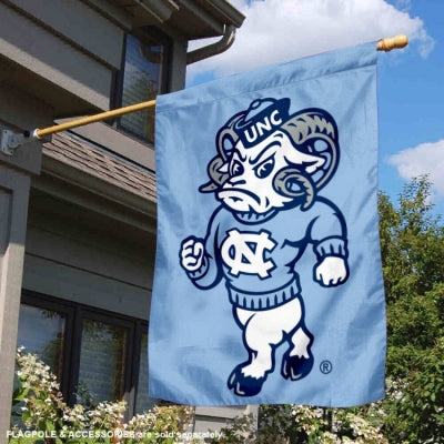 North Carolina Tar Heels Sewing Concepts Rameses House Flag