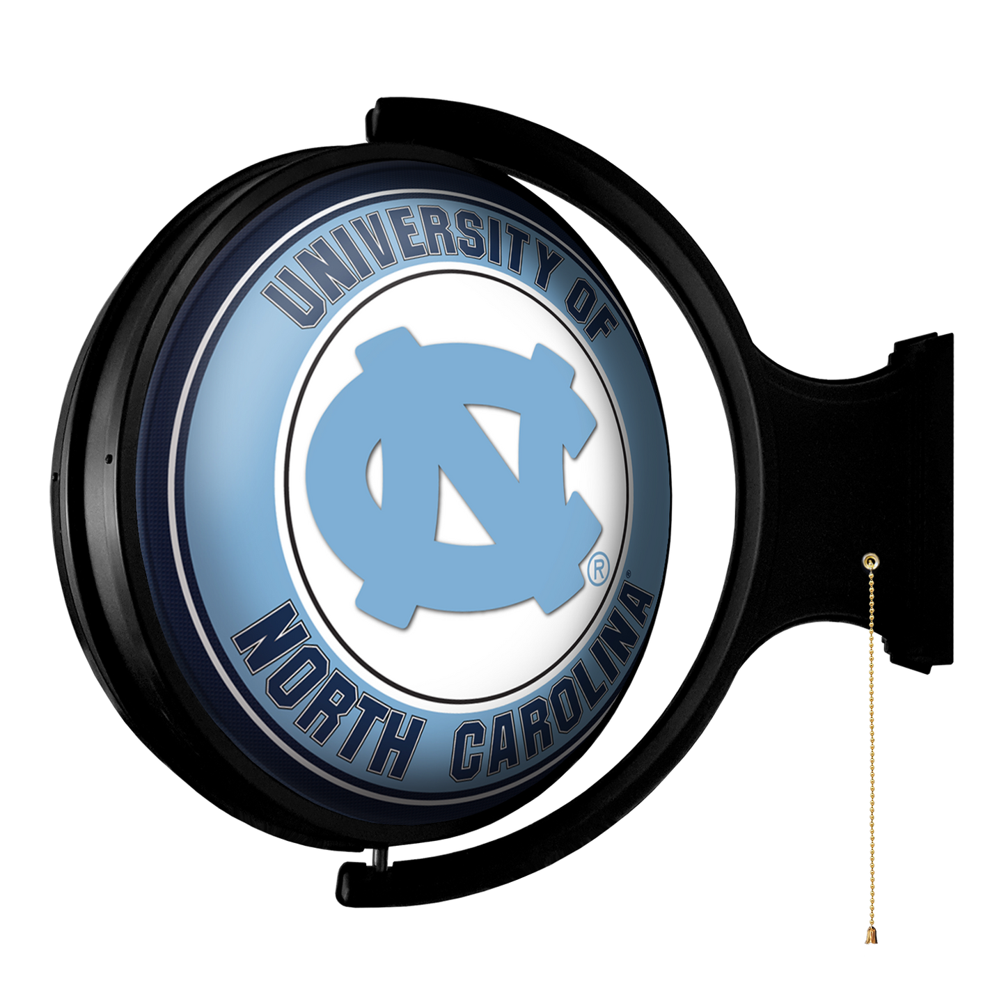 North Carolina Tar Heels: Original Round Rotating Lighted Wall Sign