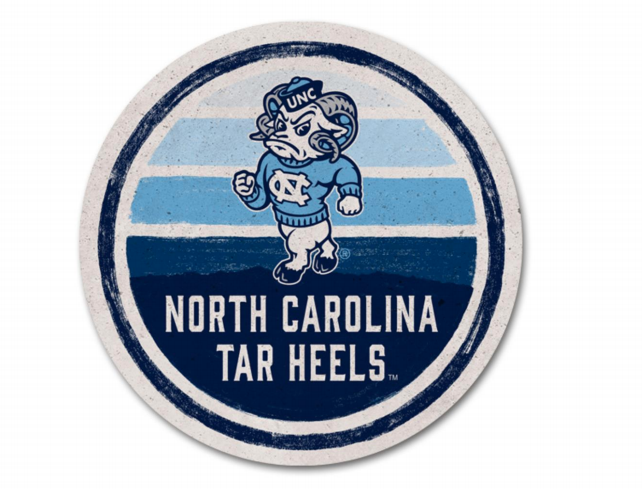 UNC Rameses Horizon Circle Coaster