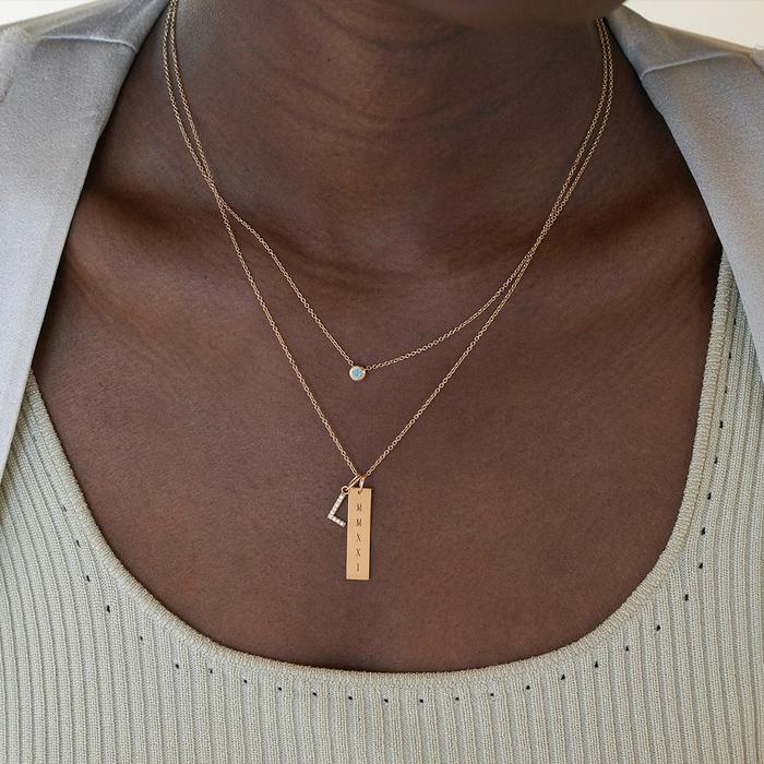 Blue Topaz Necklace by Kyle Cavan