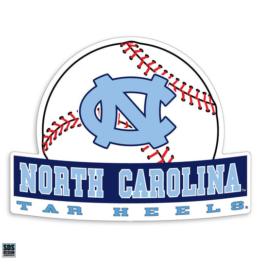 UNC Tar Heels Baseball Decal Sticker