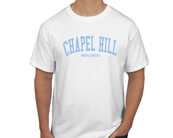SHB White Chapel Hill NC T-shirt - Main View - Shrunken Head