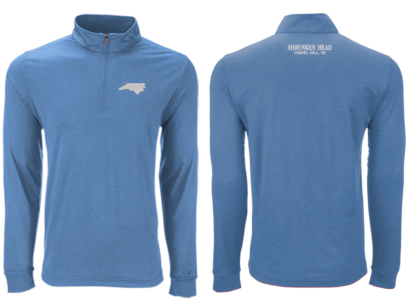SHB North Carolina State 1/4 Zip Pullover in Carolina Blue