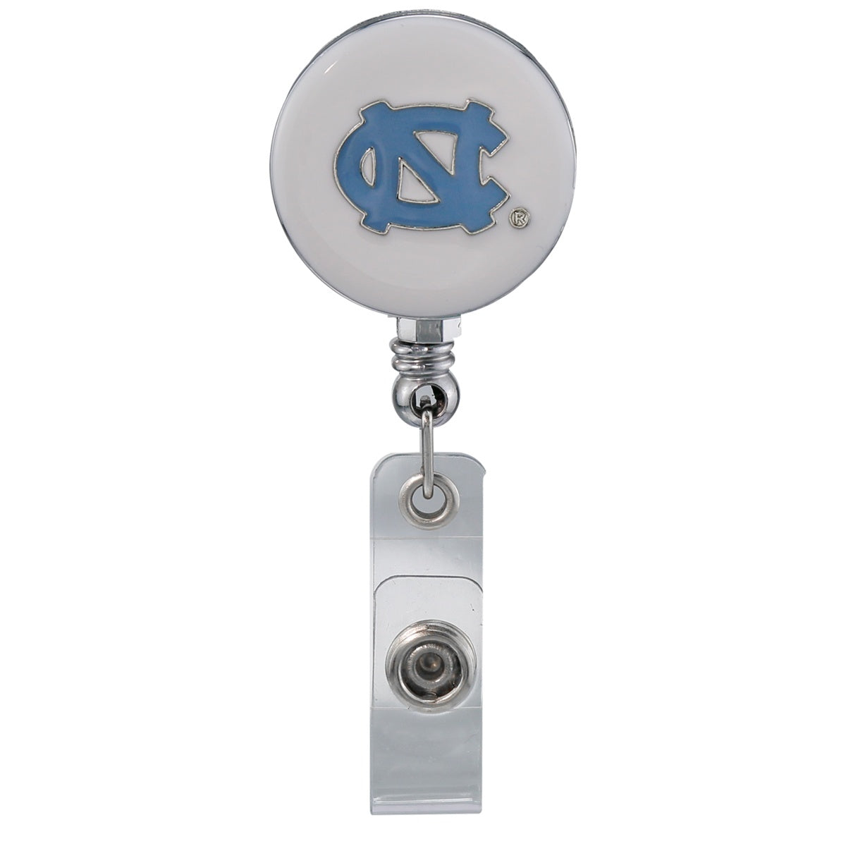 UNC Tar Heels Badge Reel in White