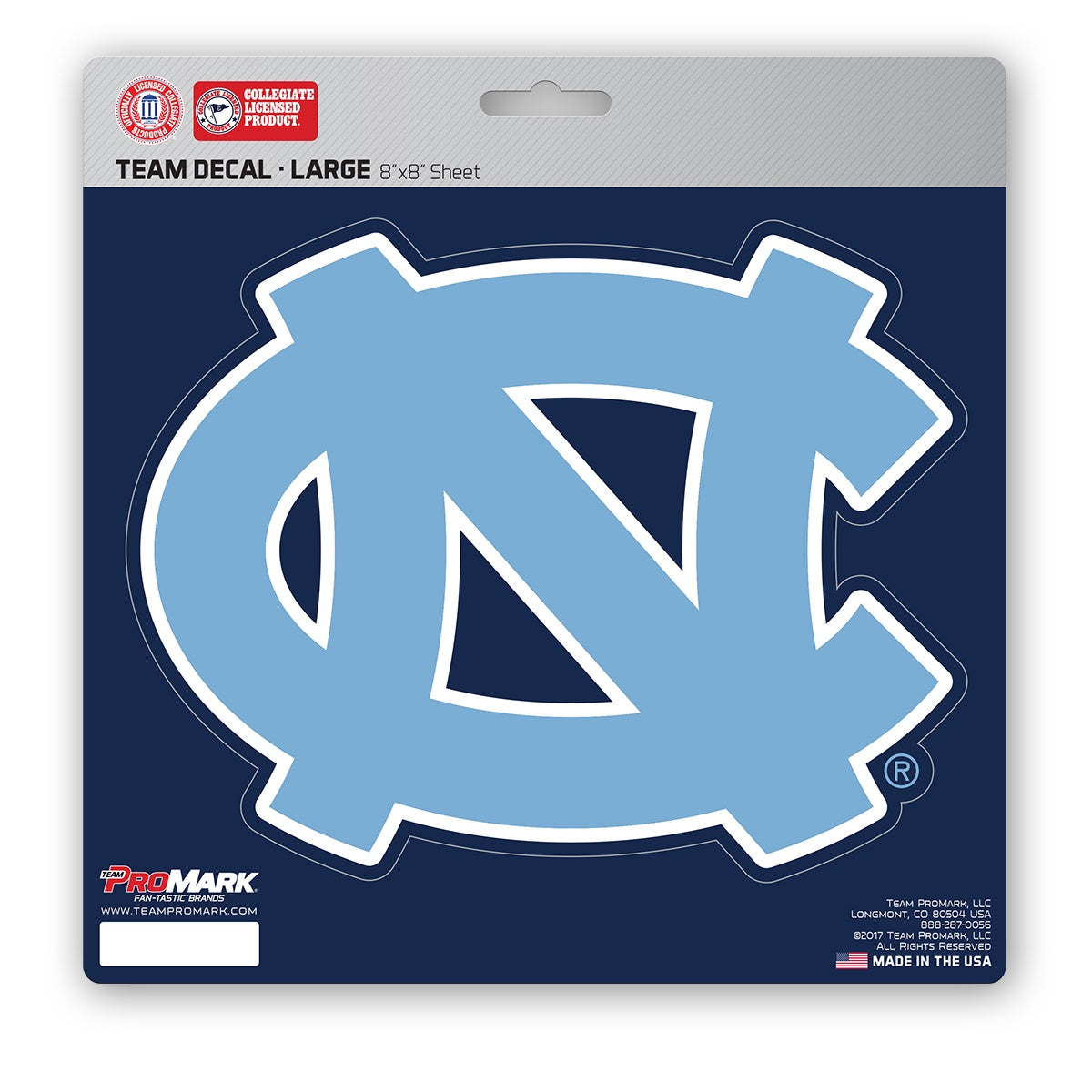 North Carolina Tar Heels Large Decal with NC Logo by Fanmats