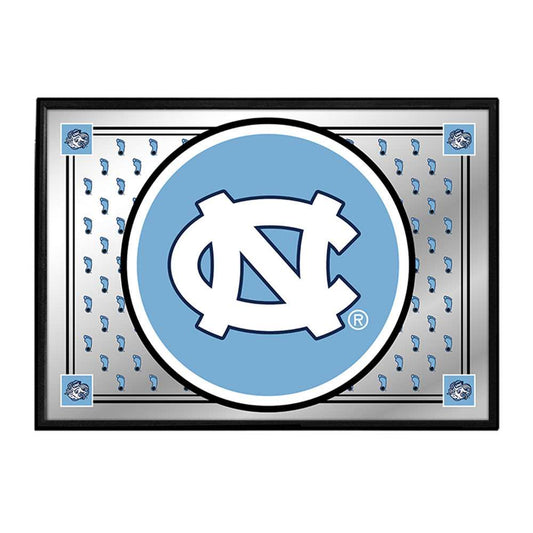 North Carolina Tar Heels: Team Spirit - Framed Mirrored Wall Sign Mirrored