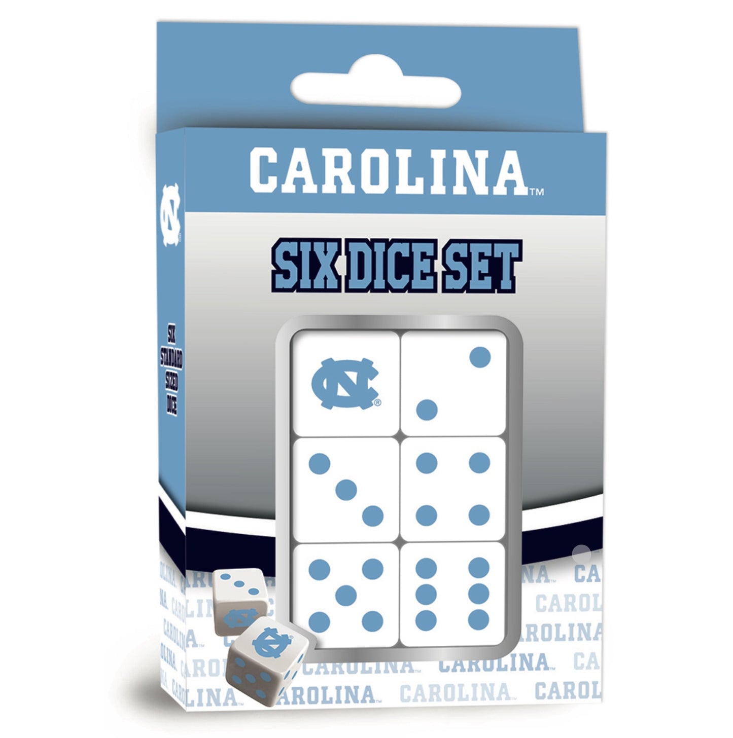 Carolina Tar Heels Dice (Pack of 6)