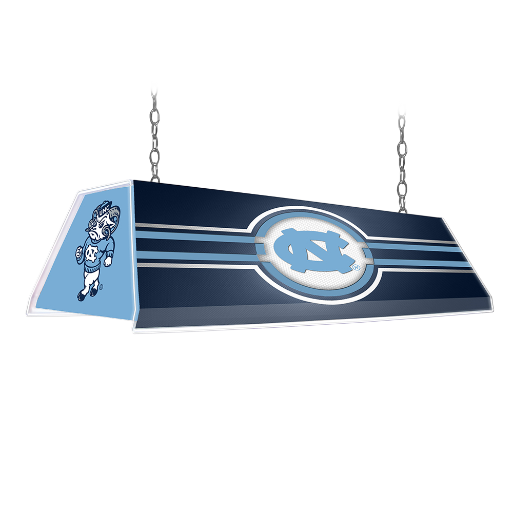 North Carolina Tar Heels: Edge Glow Pool Table Light Navy / Mascot Cap
