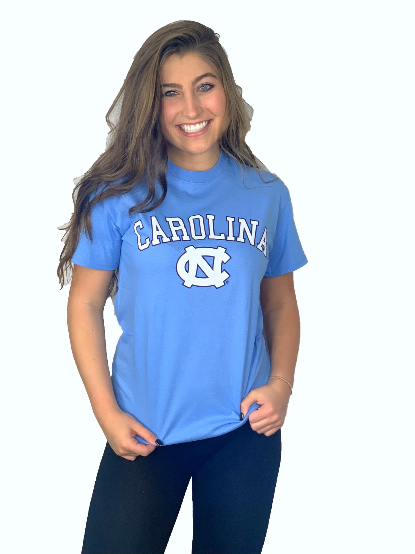 Tar Heels UNC Basic Blue Tee by Champion in Carolina Blue