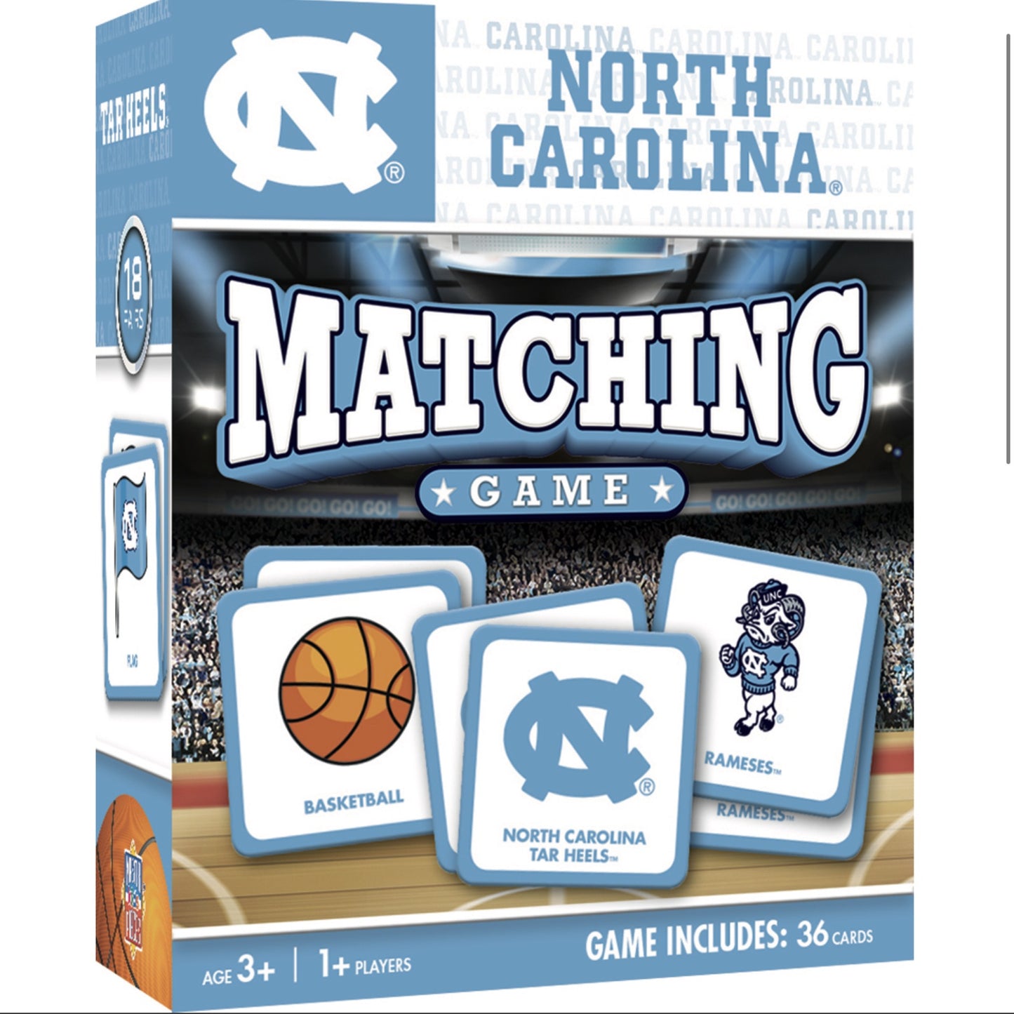 Carolina Basketball Matching Card Game