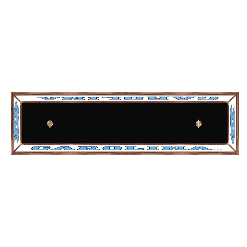 North Carolina Tar Heels: Premium Wood Pool Table Light White