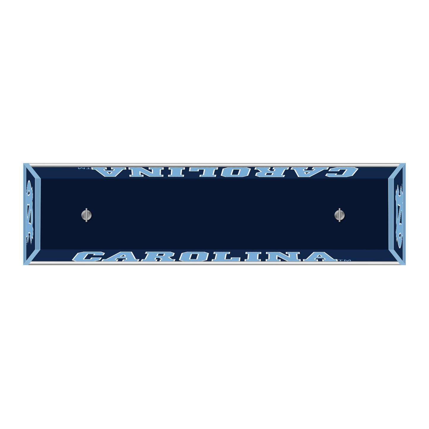 North Carolina Tar Heels: Standard Pool Table Light Navy / NC Cap