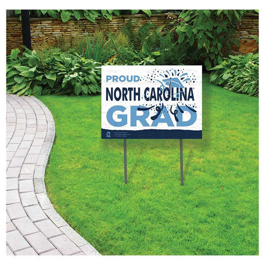 UNC Lawn Sign “Proud North Carolina Grad”