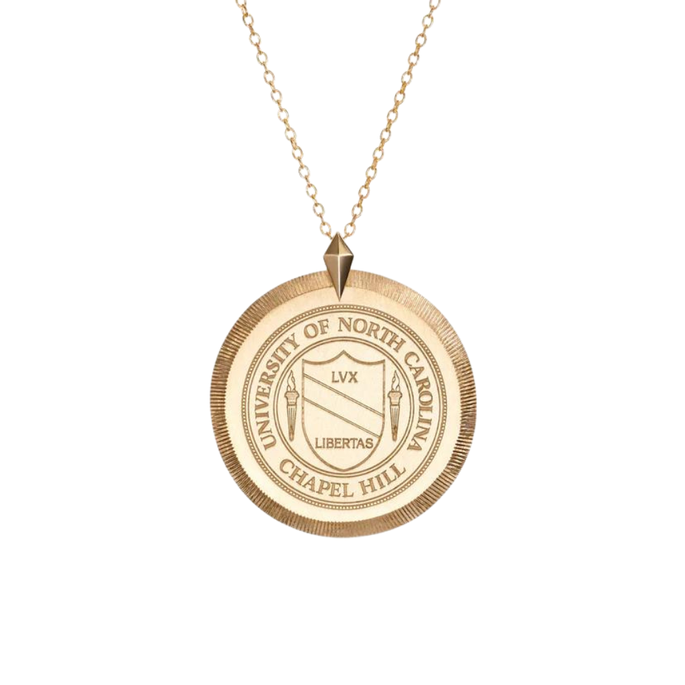 UNC Seal Necklace in Florentine by Kyle Cavan Gold