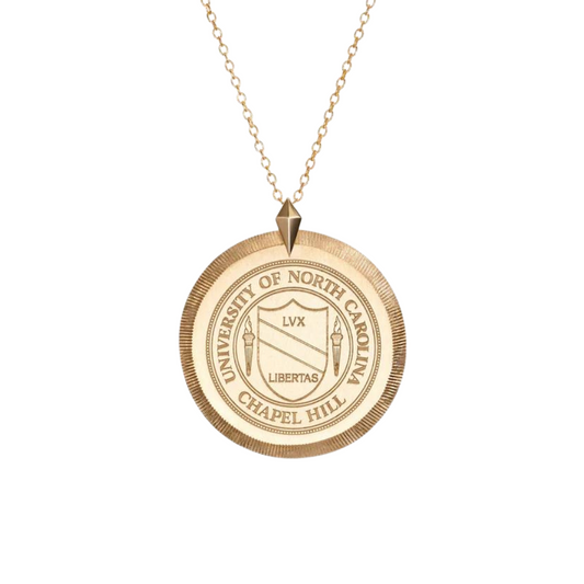UNC Seal Necklace in Florentine by Kyle Cavan Gold