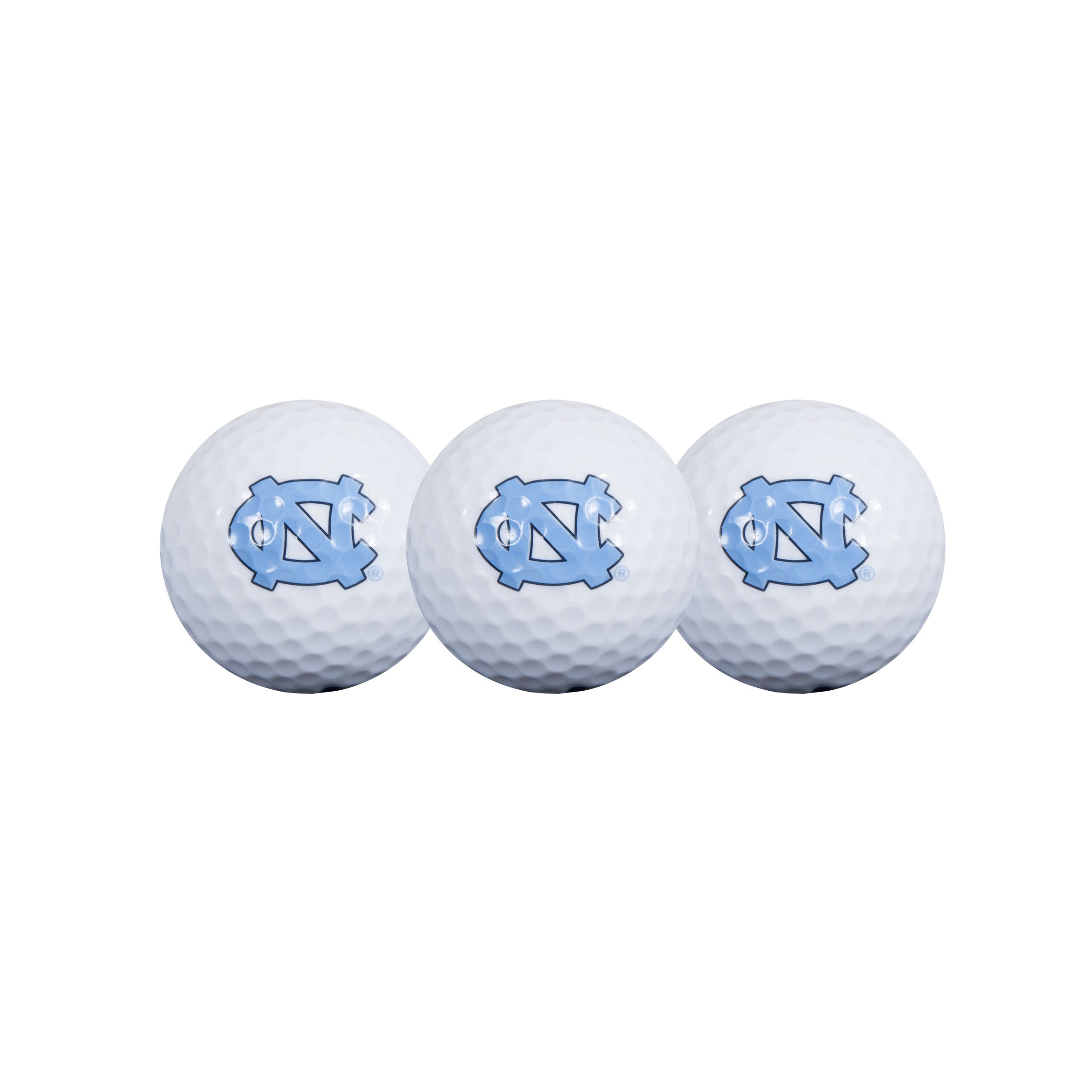 Team Effort North Carolina Tar Heels Golf Balls, 3 Pack, White