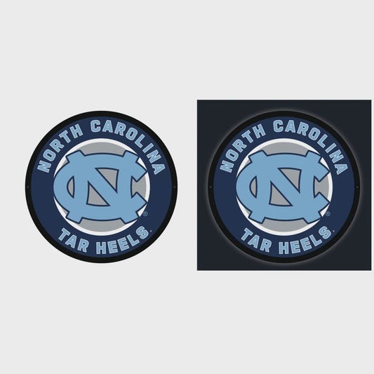 UNC Round LED Wall Sign