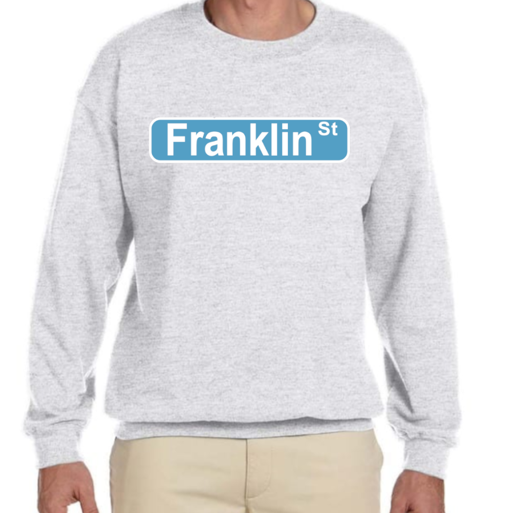 Franklin Street Adult Crewneck in Grey