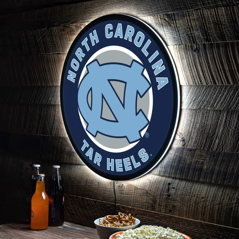UNC Round LED Wall Sign