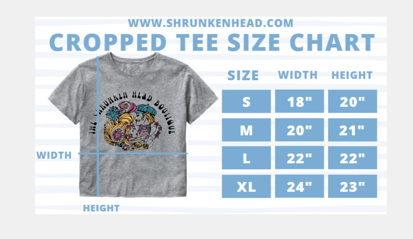 UNC Crop Top Carolina Blue with GTHD Design