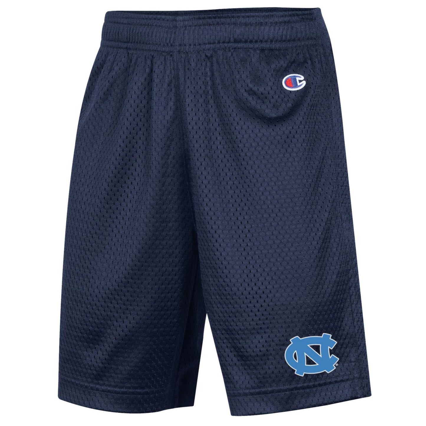 Carolina Tar Heels Kid's Classic Mesh Shorts by Champion in Navy
