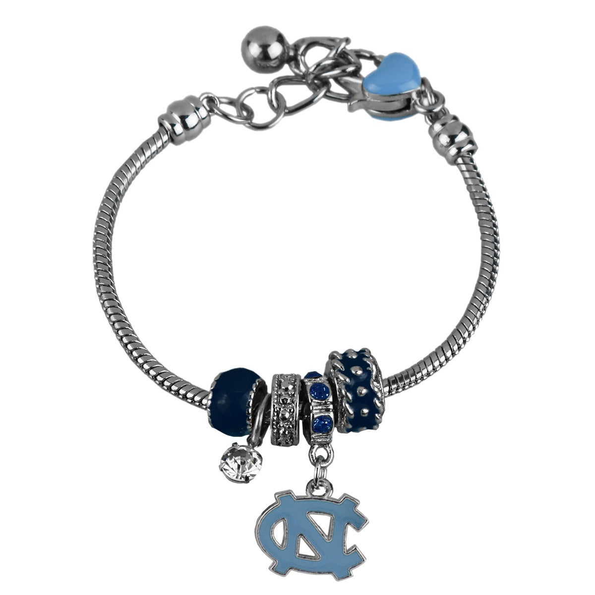 North Carolina Tar Heels Sandol MVP Charm UNC Bracelet