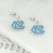 North Carolina Tar Heels Seasons Jewelry UNC Enamel Earrings