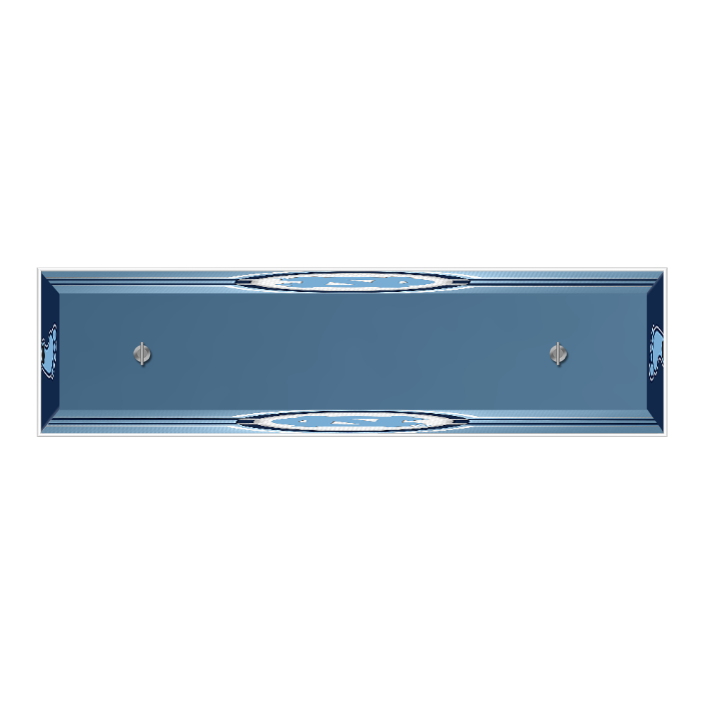North Carolina Tar Heels: Edge Glow Pool Table Light Carolina Blue / Tar Heel Cap