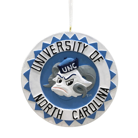 University of North Carolina 3D Round Christmas Ornament