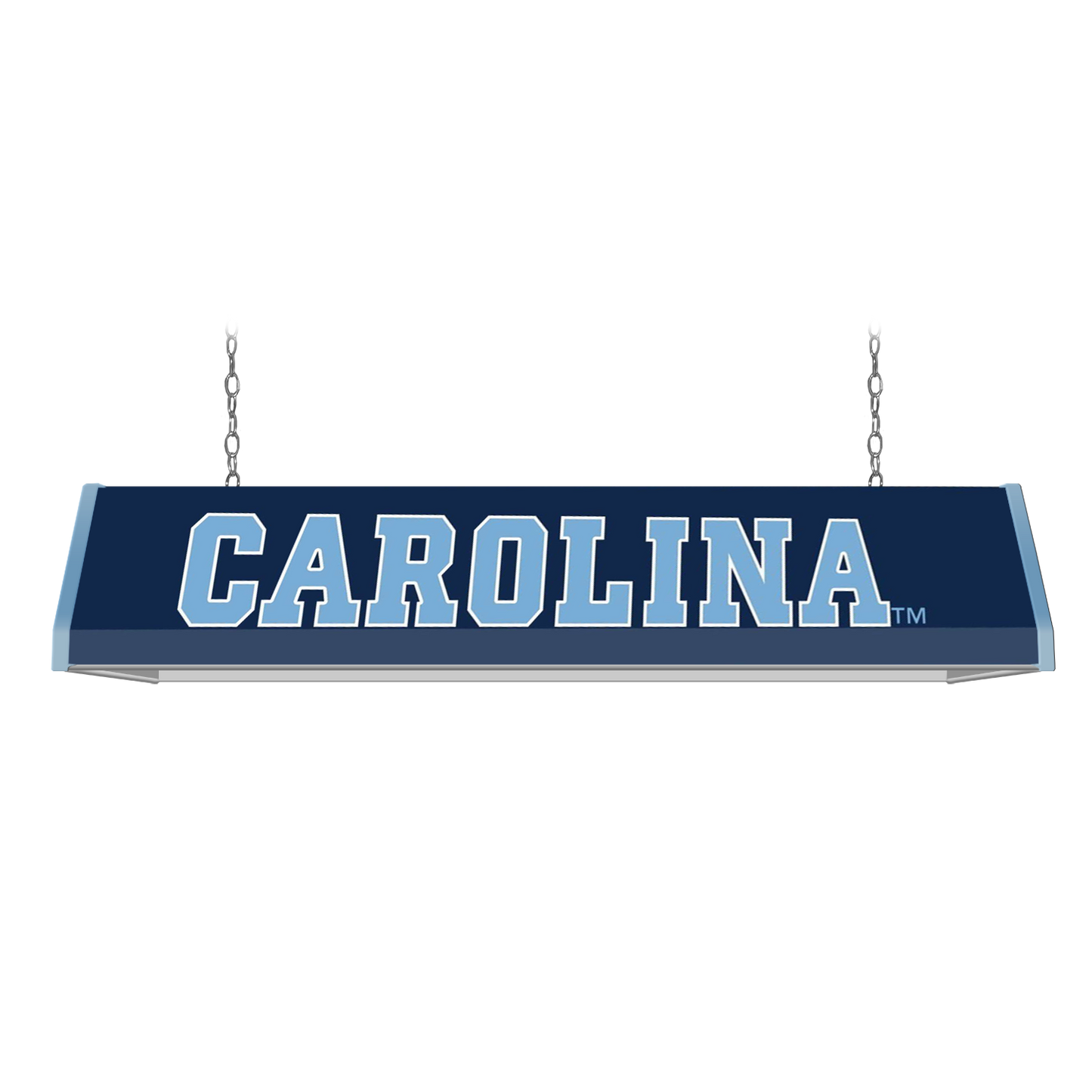 North Carolina Tar Heels: Standard Pool Table Light Navy / NC Cap