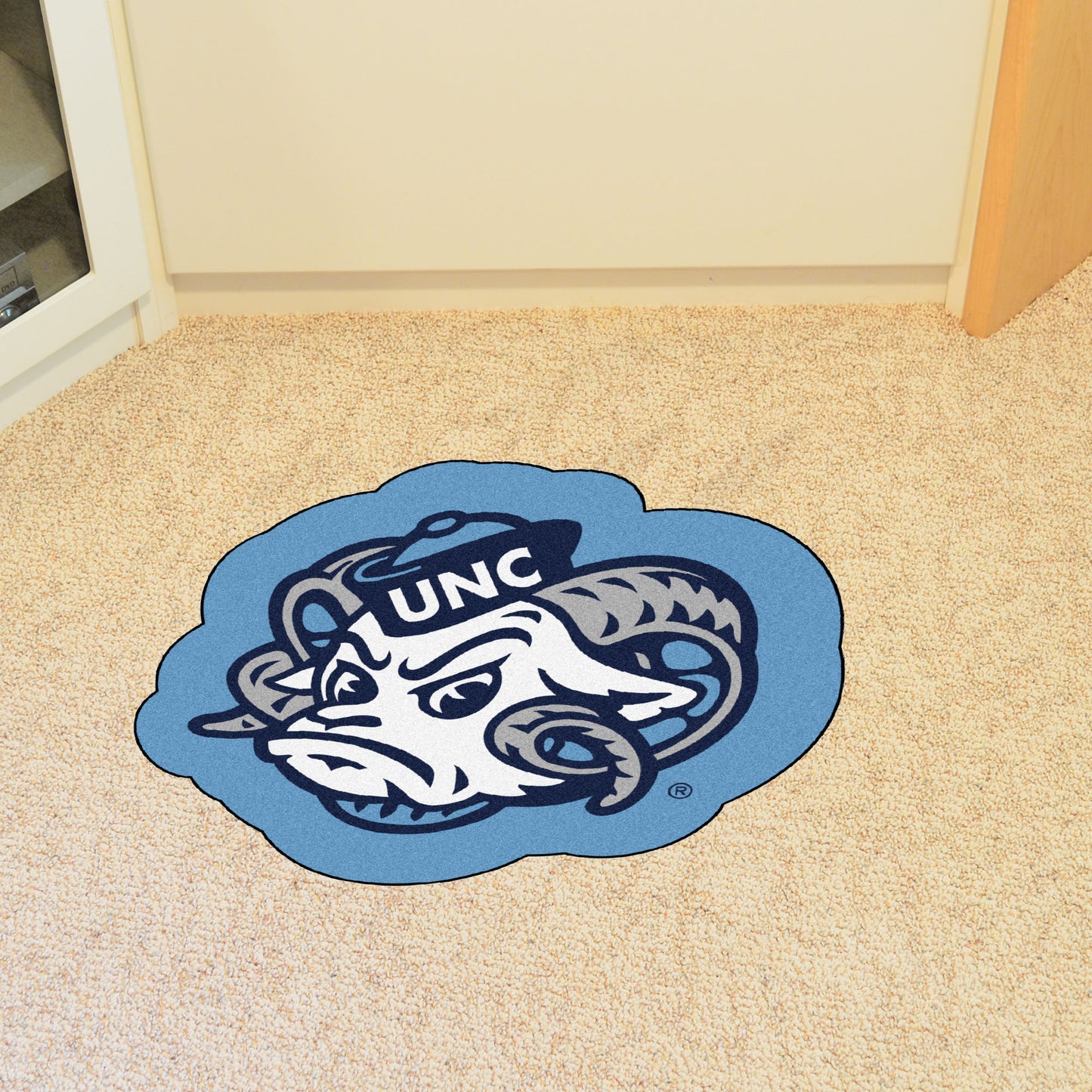 North Carolina Tar Heels Mascot Mat with Ram Logo by Fanmats