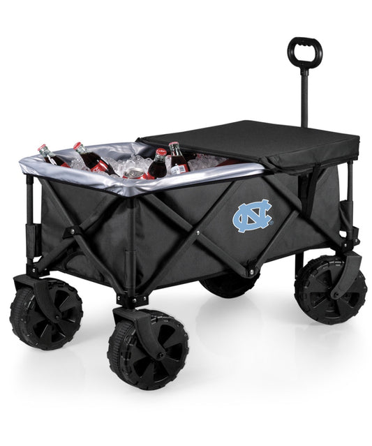 North Carolina Tar Heels - Adventure Wagon Elite All-Terrain Portable Utility Wagon, (Dark Gray)