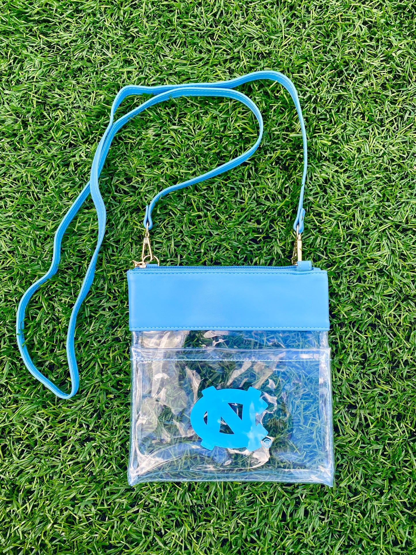North Carolina Tar Heels Desden Clear Gameday Crossbody Purse