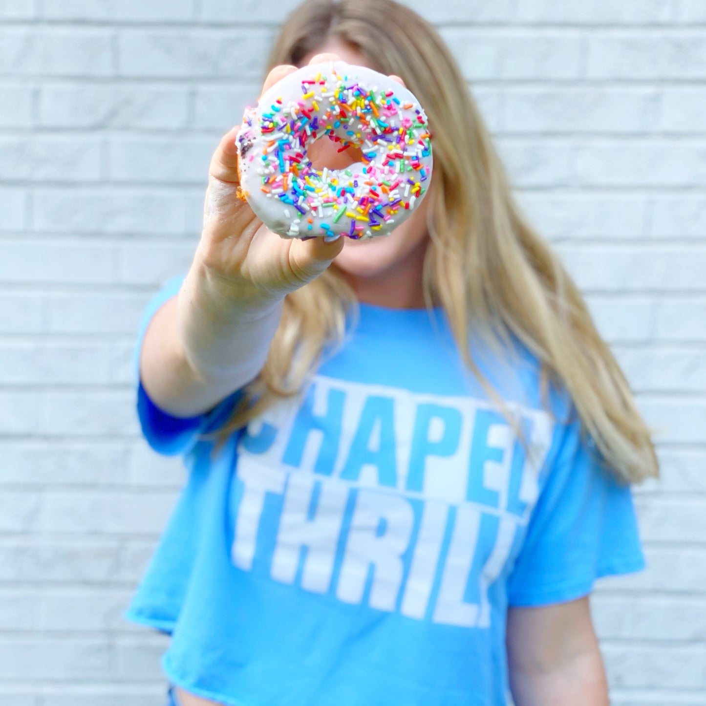Carolina Blue Chapel Thrill Crop Top