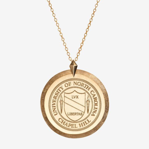 UNC Seal Necklace in Florentine by Kyle Cavan Gold